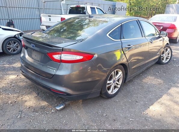 3FA6P0RU0GR189874 2016 FORD FUSION HYBRID Gray უკანა მარჯვენა