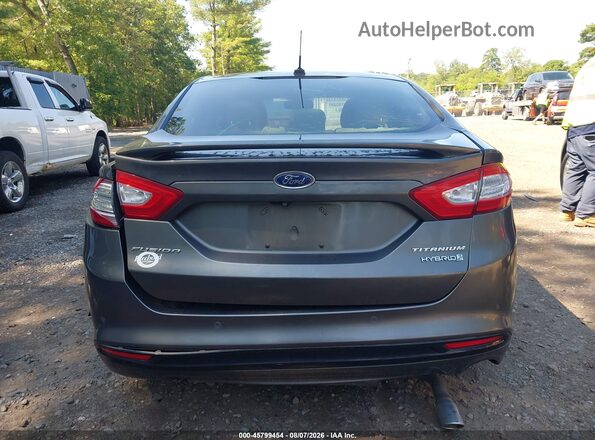 3FA6P0RU0GR189874 2016 FORD FUSION HYBRID Gray 