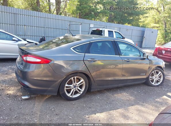 3FA6P0RU0GR189874 2016 FORD FUSION HYBRID Gray უკანა სალონის ხედი
