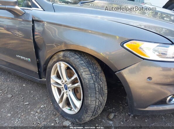 3FA6P0RU0GR189874 2016 FORD FUSION HYBRID Gray 