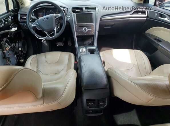 3FA6P0RU0JR247375 2018 FORD FUSION Black Vista del salpicadero