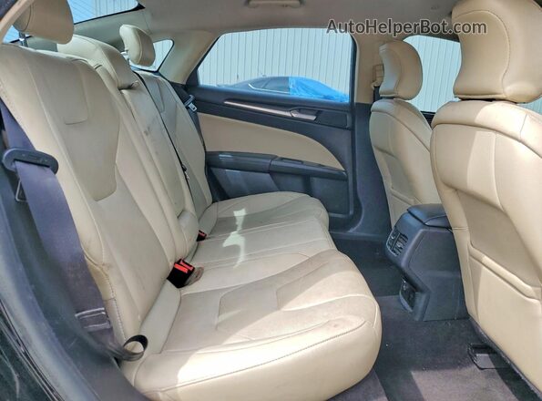 3FA6P0RU0JR247375 2018 FORD FUSION Black Vista de los asientos traseros