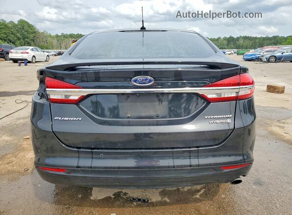 3FA6P0RU0JR247375 2018 FORD FUSION Black Vista trasera