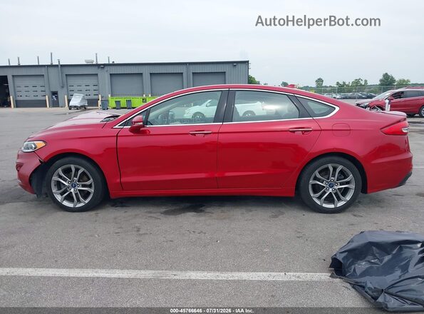 3FA6P0RU0LR145335 2020 FORD FUSION Red Панорамний вид салону 360°