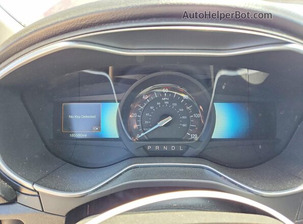 3FA6P0RU2HR163729 2017 FORD FUSION Red Vista del cuadro de instrumentos