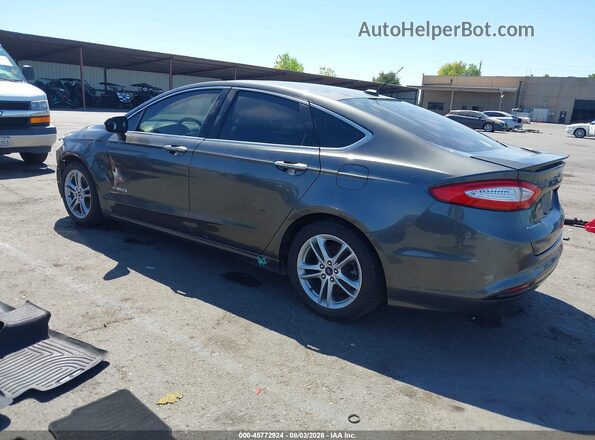3FA6P0RU3GR144735 2016 FORD FUSION HYBRID Gray Tył lewy