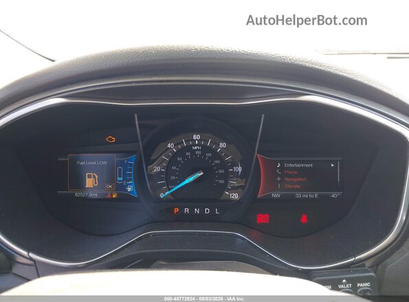 3FA6P0RU3GR144735 2016 FORD FUSION HYBRID Gray Widok tylnych siedzeń