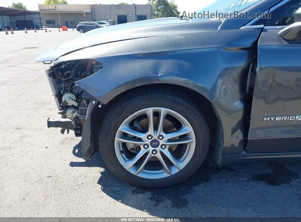 3FA6P0RU3GR144735 2016 FORD FUSION HYBRID Gray Widok z przodu