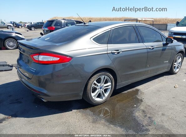 3FA6P0RU3GR144735 2016 FORD FUSION HYBRID Gray Tył prawy