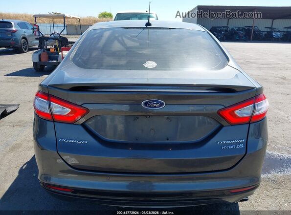 3FA6P0RU3GR144735 2016 FORD FUSION HYBRID Gray 