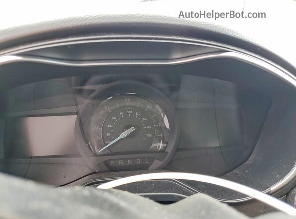 3FA6P0RU3LR183237 2020 FORD FUSION Black Widok zestawu wskaźników