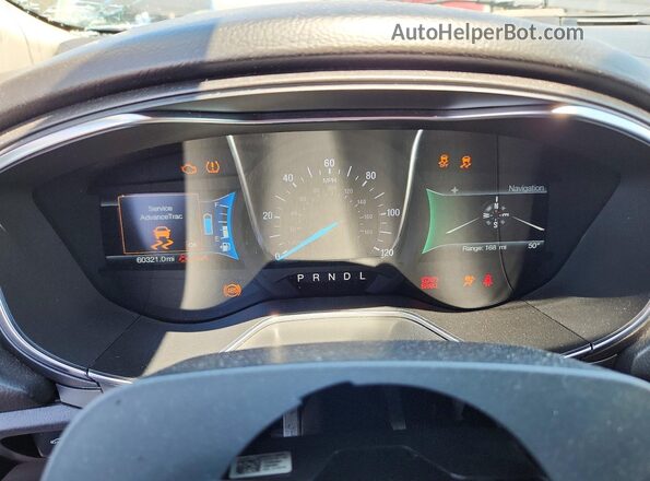 3FA6P0RU4HR408580 2017 FORD FUSION Бордовый Вид щитка приборов