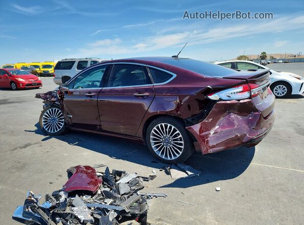 3FA6P0RU4HR408580 2017 FORD FUSION Бордовый Задняя левая четверть