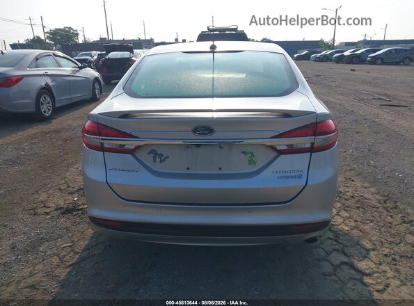 3FA6P0RU5HR234499 2017 FORD FUSION HYBRID Серебряный 