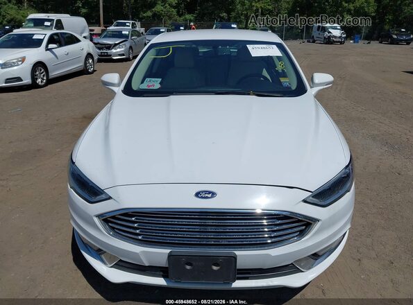 3FA6P0RU6JR133784 2018 FORD FUSION HYBRID White Դիմացի տեսք