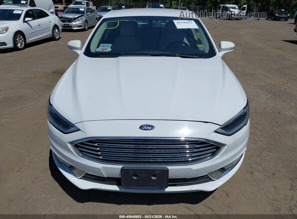 3FA6P0RU6JR133784 2018 FORD FUSION HYBRID White Սարքավորումների վահանակի տեսք