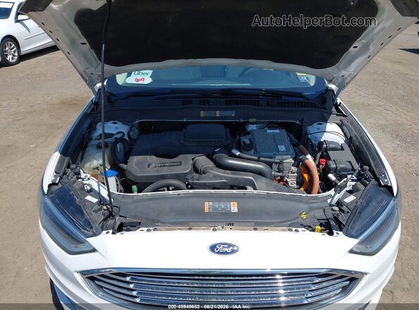 3FA6P0RU6JR133784 2018 FORD FUSION HYBRID White Հետևի տեսք