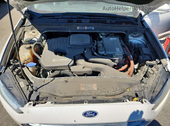 3FA6P0RU7GR203866 2016 FORD FUSION White Вид задньої частини салону