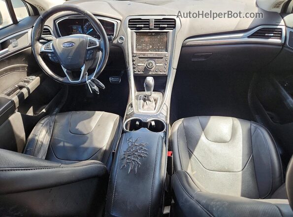 3FA6P0RU7GR203866 2016 FORD FUSION White Вид панелі приладів