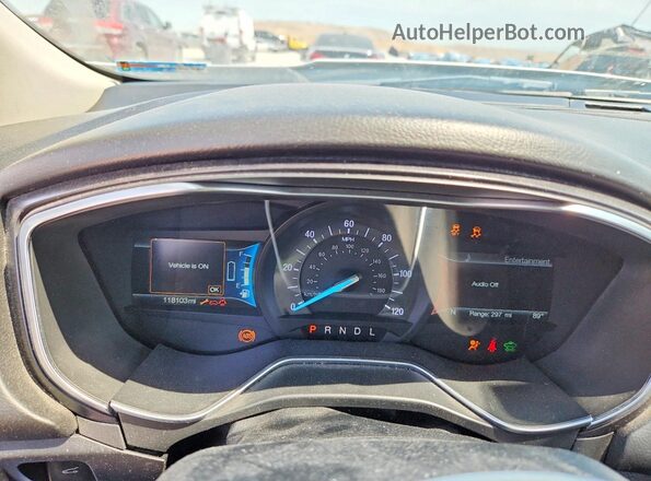 3FA6P0RU7JR234588 2018 FORD FUSION Silver Սարքավորումների վահանակի տեսք