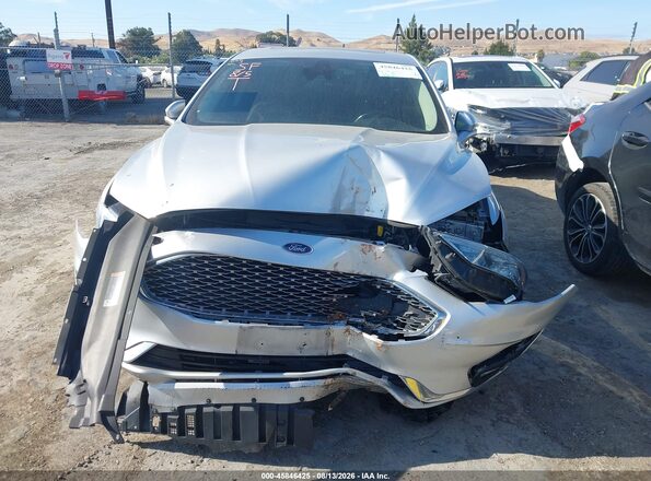 3FA6P0RU9KR235534 2019 FORD FUSION HYBRID Gray Вид щитка приладів