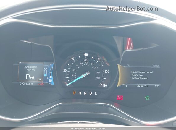 3FA6P0RUXGR282434 2016 FORD FUSION HYBRID Красный Вид задних сидений