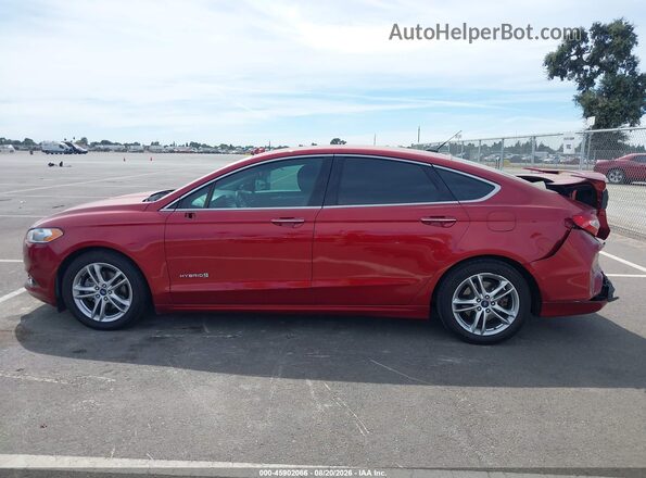 3FA6P0RUXGR282434 2016 FORD FUSION HYBRID Красный 