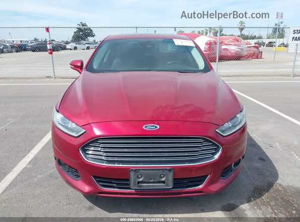 3FA6P0RUXGR282434 2016 FORD FUSION HYBRID Красный Вид задней части салона