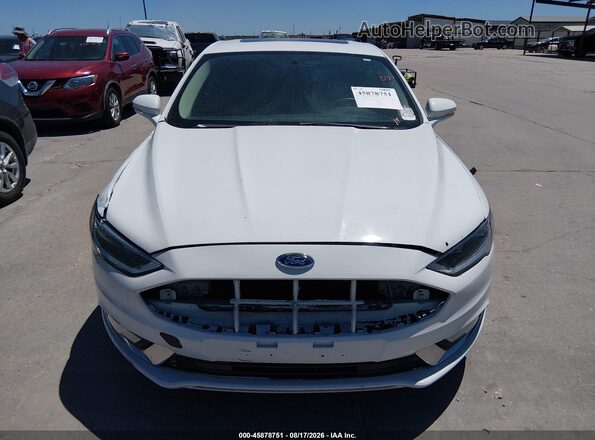 3FA6P0RUXHR182352 2017 FORD FUSION HYBRID White Widok zestawu wskaźników