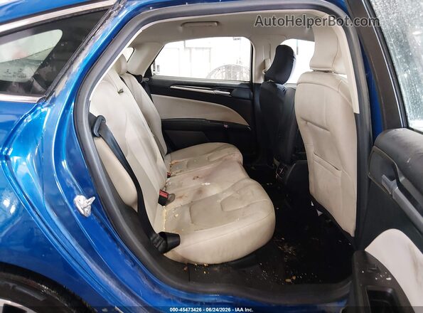 3FA6P0RUXHR383992 2017 FORD FUSION HYBRID Blue Vista de la etiqueta del VIN