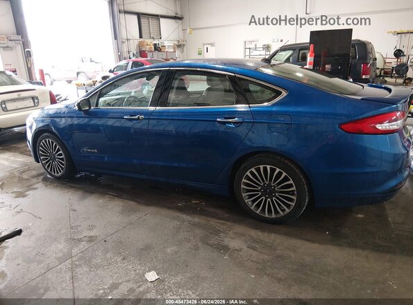 3FA6P0RUXHR383992 2017 FORD FUSION HYBRID Blue Vista interior de 360 grados