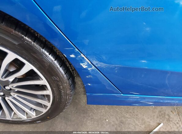 3FA6P0RUXHR383992 2017 FORD FUSION HYBRID Blue Vista frontal