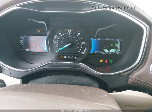3FA6P0SU1HR239015 2017 FORD FUSION ENERGI Красный Вид задних сидений