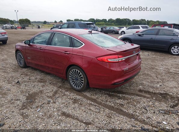 3FA6P0SU1HR239015 2017 FORD FUSION ENERGI Красный Задняя левая четверть