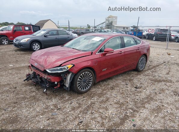 3FA6P0SU1HR239015 2017 FORD FUSION ENERGI Красный Передняя левая четверть