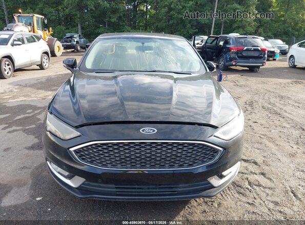 3FA6P0SU2HR409768 2017 FORD FUSION ENERGI Black ხელსაწყოთა პანელის ხედი