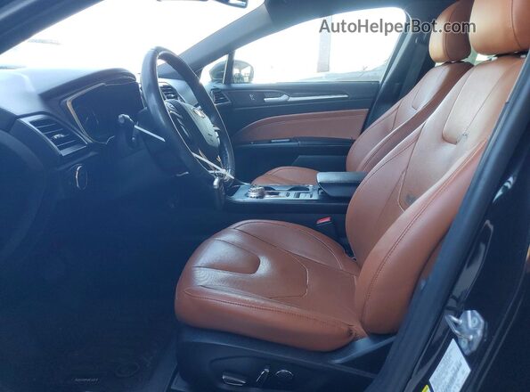 3FA6P0SU4KR201737 2019 FORD FUSION Black წინა სალონის ხედი