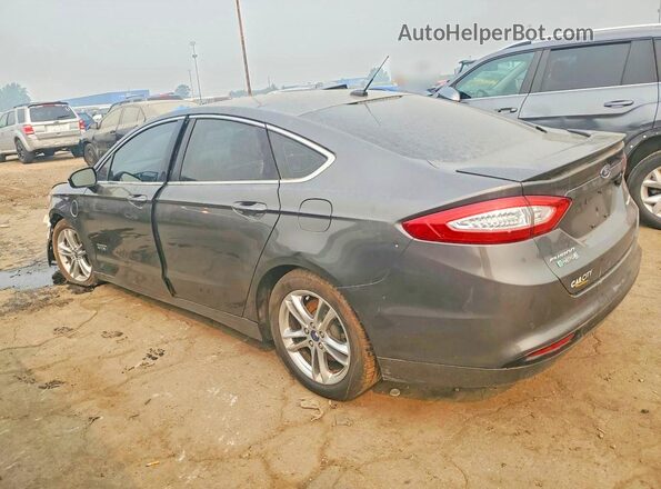 3FA6P0SU7GR142514 2016 FORD FUSION Gray Trasero izquierdo