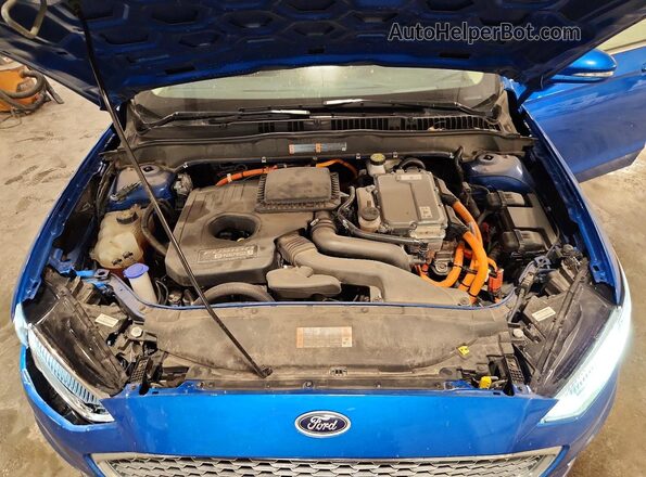 3FA6P0SU7LR126887 2020 FORD FUSION Blue Rear interior view
