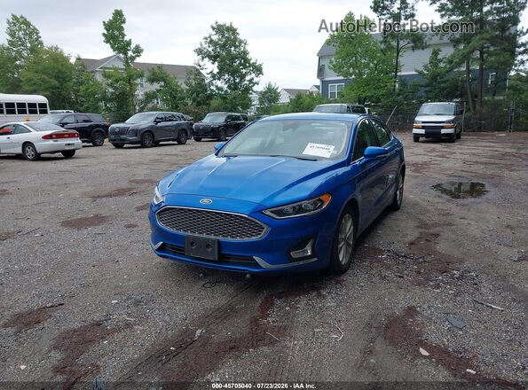 3FA6P0SU7LR244874 2020 FORD FUSION Blue Przód lewy