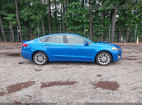 3FA6P0SU7LR244874 2020 FORD FUSION Blue Widok wnętrza z tyłu