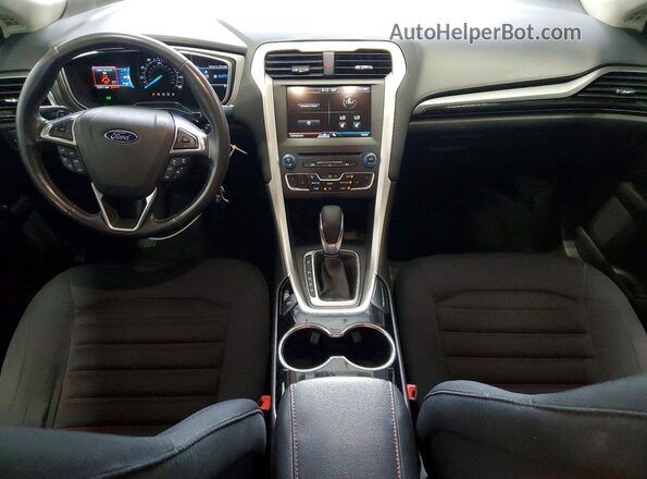 3FA6P0T90GR322525 2016 FORD FUSION White Առջևի վահանակի տեսք