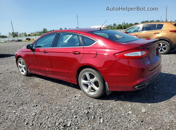 3FA6P0T90GR347229 2016 FORD FUSION Red Հետևի ձախ
