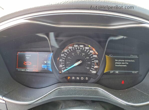 3FA6P0T90GR347229 2016 FORD FUSION Red Սարքավորումների վահանակի տեսք