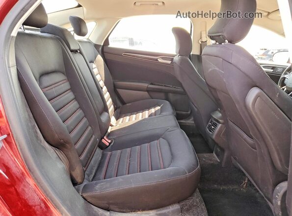 3FA6P0T90GR347229 2016 FORD FUSION Red Հետևի նստատեղերի տեսք