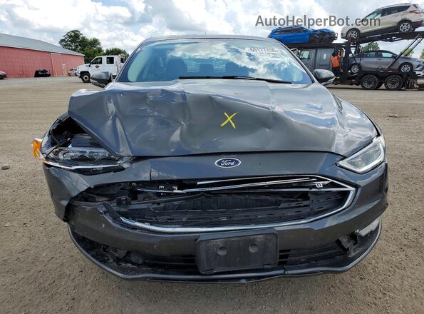 3FA6P0T90HR361598 2017 FORD FUSION Gray Widok z przodu