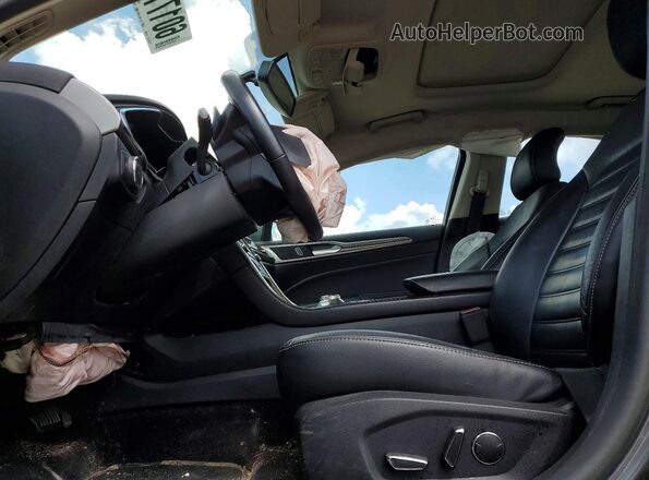 3FA6P0T90HR361598 2017 FORD FUSION Gray Widok wnętrza z przodu