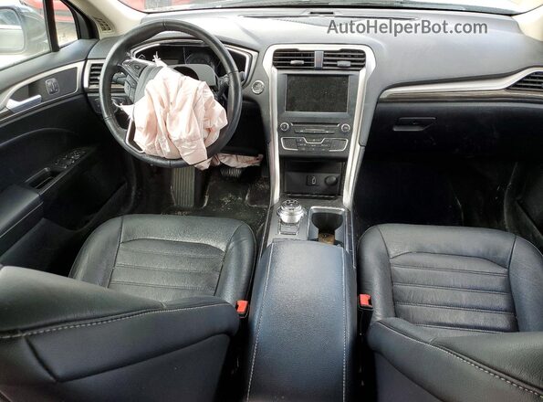 3FA6P0T90HR361598 2017 FORD FUSION Gray Widok deski rozdzielczej