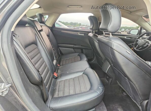 3FA6P0T91HR317092 2017 FORD FUSION Серый Вид задних сидений