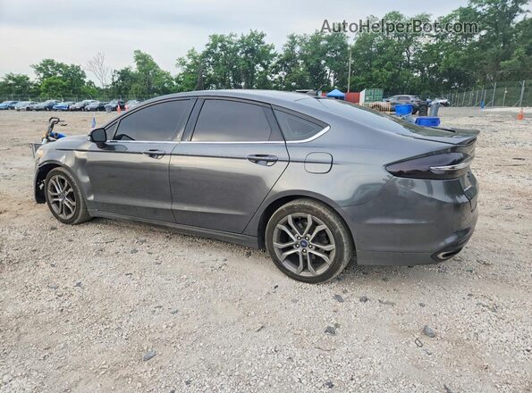 3FA6P0T91HR317092 2017 FORD FUSION Серый Задняя левая четверть